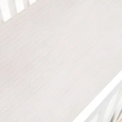 Petal Scallops Crib Sheet in Pink