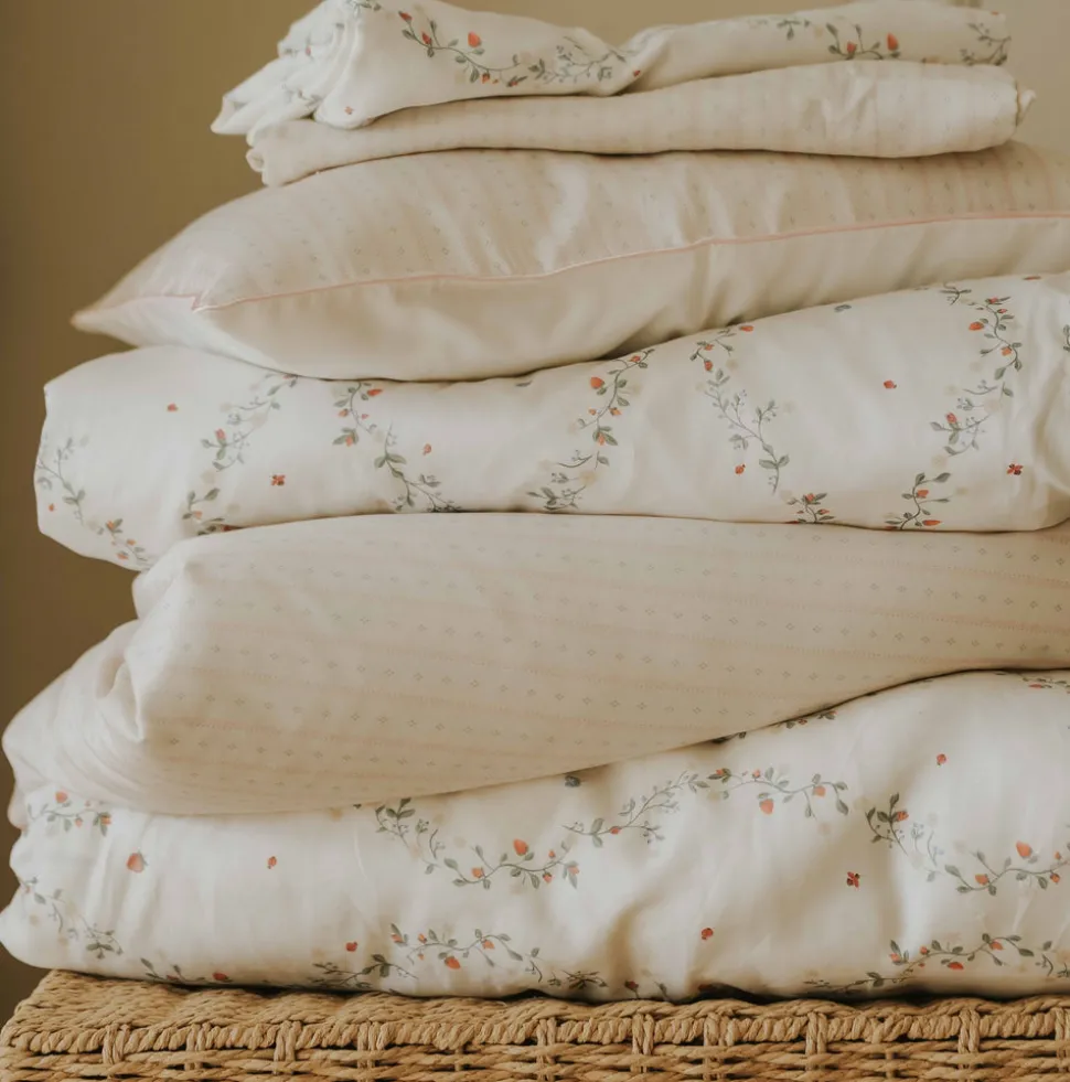 Petal Scallops Toddler Pillow in Pink