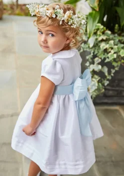 Peter Pan Formal Dress in Special Occasion White