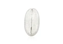 Petit Coeur L'amour Clutch in Silver