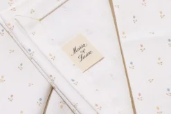 Petite Flower Garden Napkins in White, Set of 4
