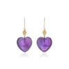 Petits Coeurs Amethyst & Sapphire Gold Earrings