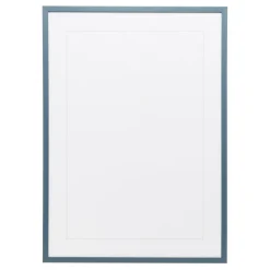 Petrol Blue Wood Picture Frame