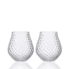 Phoebe Clear Stemless Wine Glasses, Set of 2