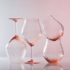 Phoebe Rose Stemless Wine Glasses, Set of 2