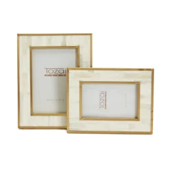Photo Frame with Brass Border, Set of 2