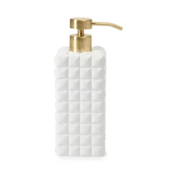 Piazza Lotion Dispenser in White