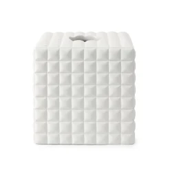 Piazza Tissue Holder in White
