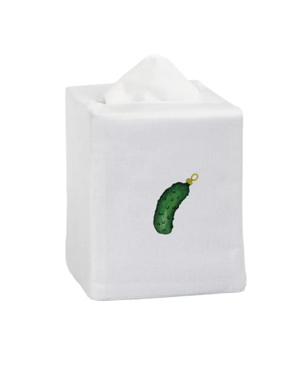 Pickle Ornament Tissue Box Cover