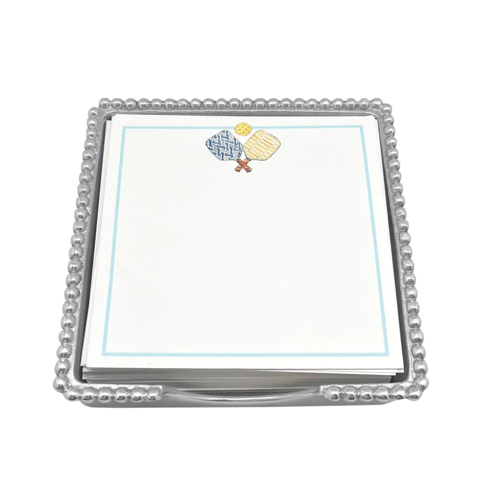 Pickleball Beaded Note Pad Set
