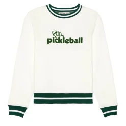 Pickleball Paddle Sweatshirt in Cream