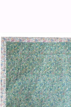 Picnic Blanket Made With Liberty Fabric in Donna Leigh Green & Rachel