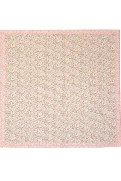 Picnic Blanket Made With Liberty Fabric in Betsy Candy Floss & Mitsi Valeria Pink