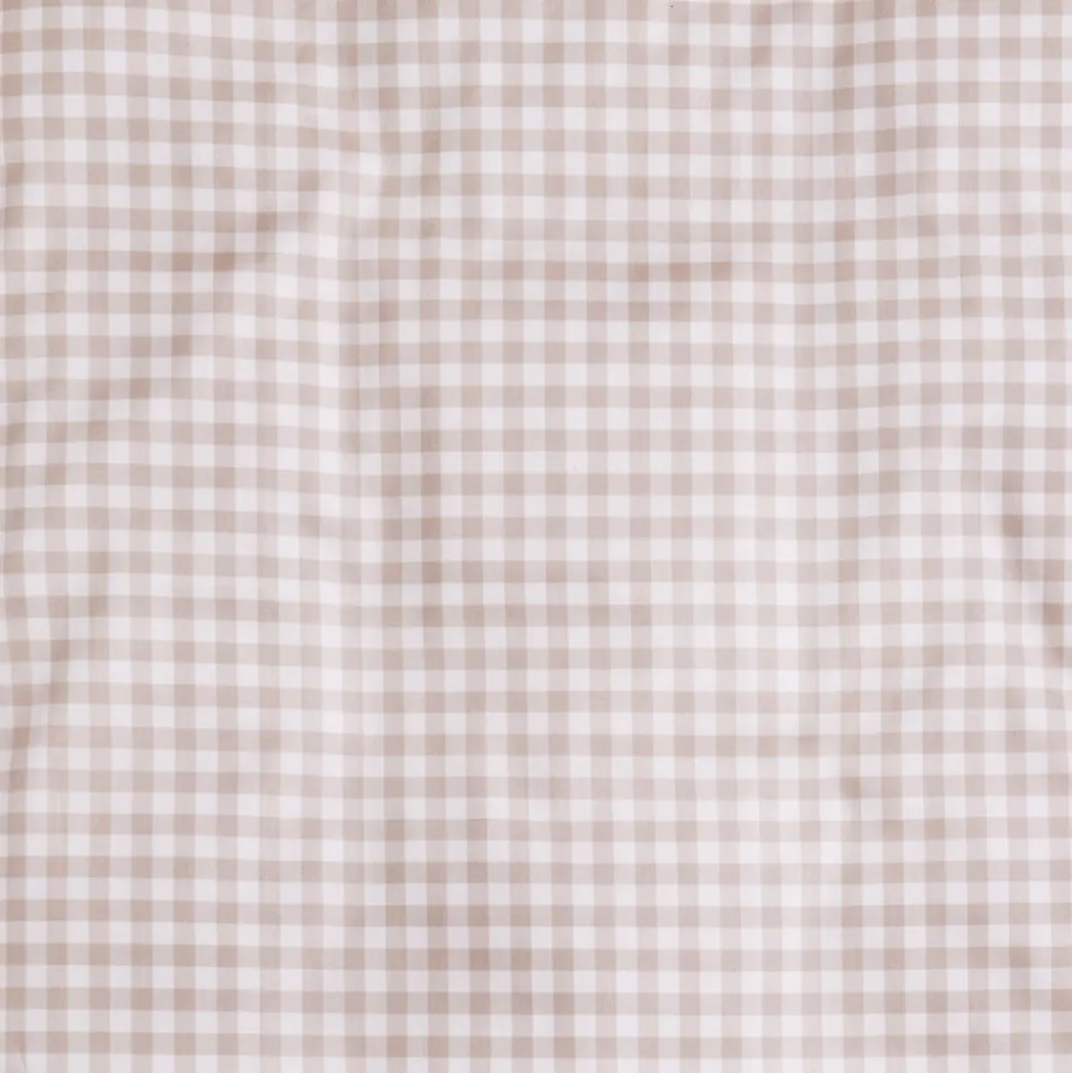 Picnic Gingham Baby Duvet in Beige