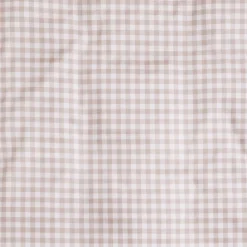 Picnic Gingham Crib Sheet in Beige