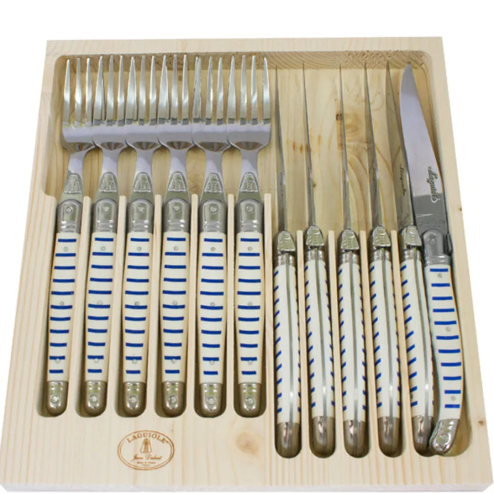 12-Piece Cutlery Set in Mariniere