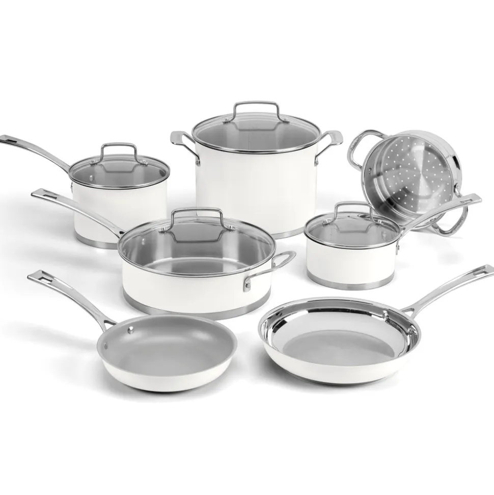 11-Piece Matte White Set in White