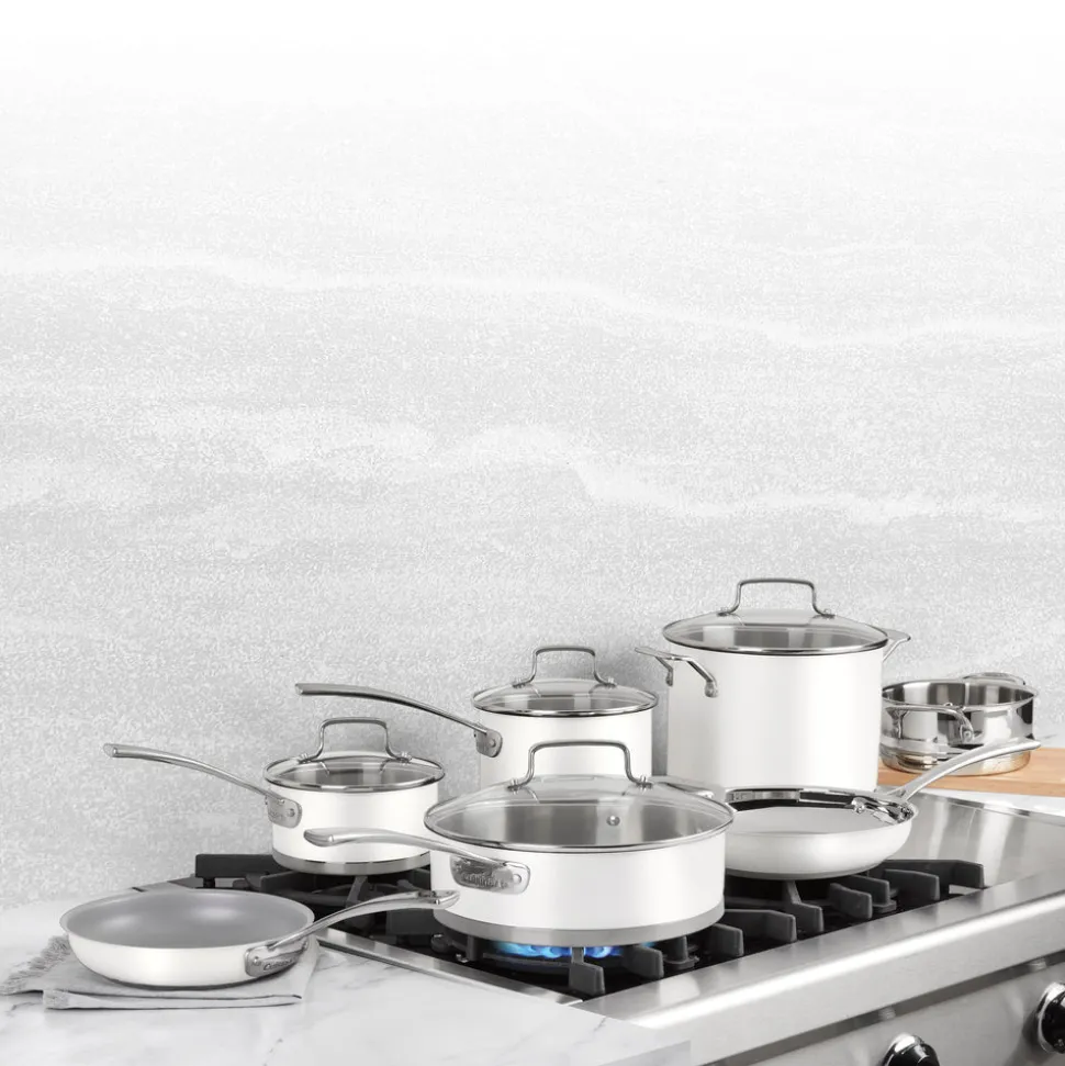 11-Piece Matte White Set in White