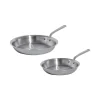 2-Piece Stainless Clad Frying Pan Set