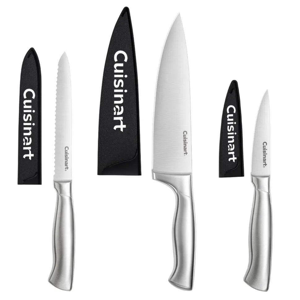 3-Piece Stainless Steel Knife Set in Stainless Steel