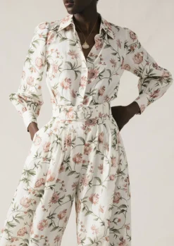 Pieta Blouse in Pink Peony