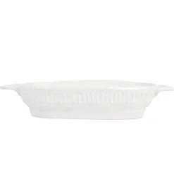 Pietra Serena Handled Oval Bowl