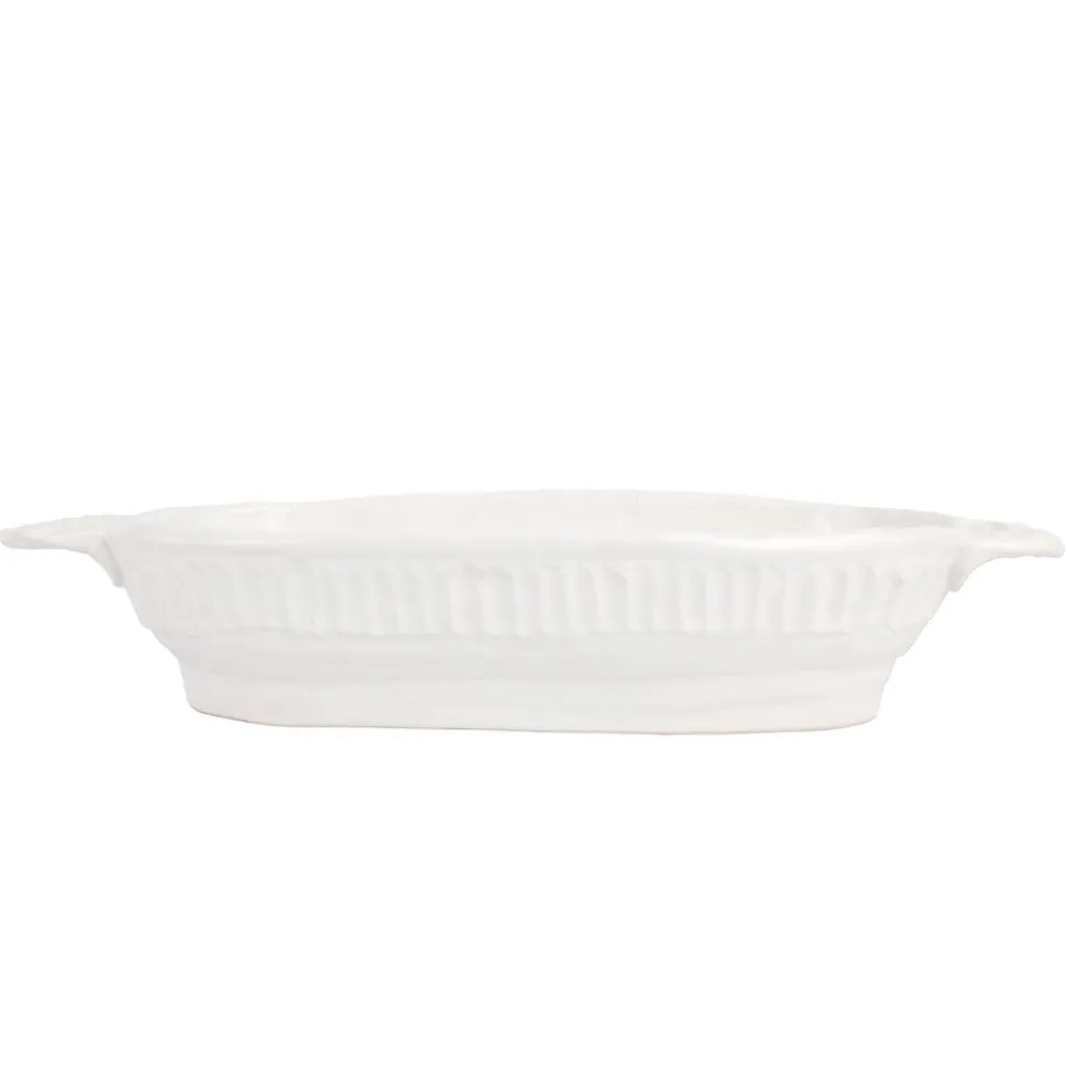 Pietra Serena Handled Oval Bowl