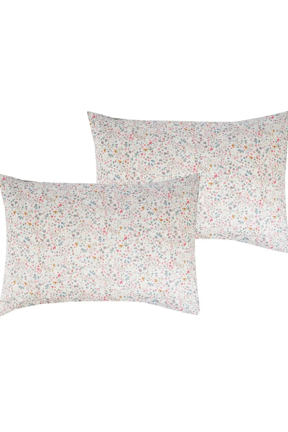 Pillowcase Made With Liberty Fabric in Donna Leigh Silver