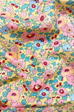 Pillowcase Made With Liberty Fabric in Betsy Sunflower