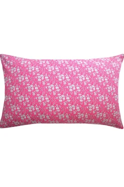 Pillowcase Made With Liberty Fabric in Capel Fuchsia