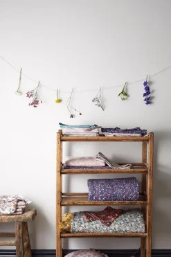 Pillowcase Made With Liberty Fabric in Donna Leigh Aubergine