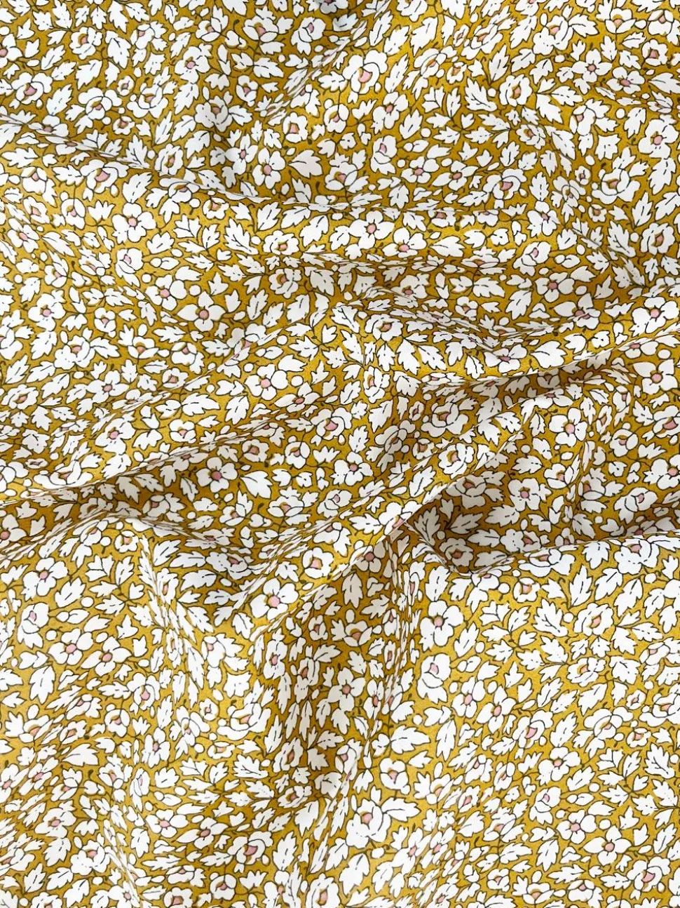 Pillowcase Made With Liberty Fabric in Feather Meadow