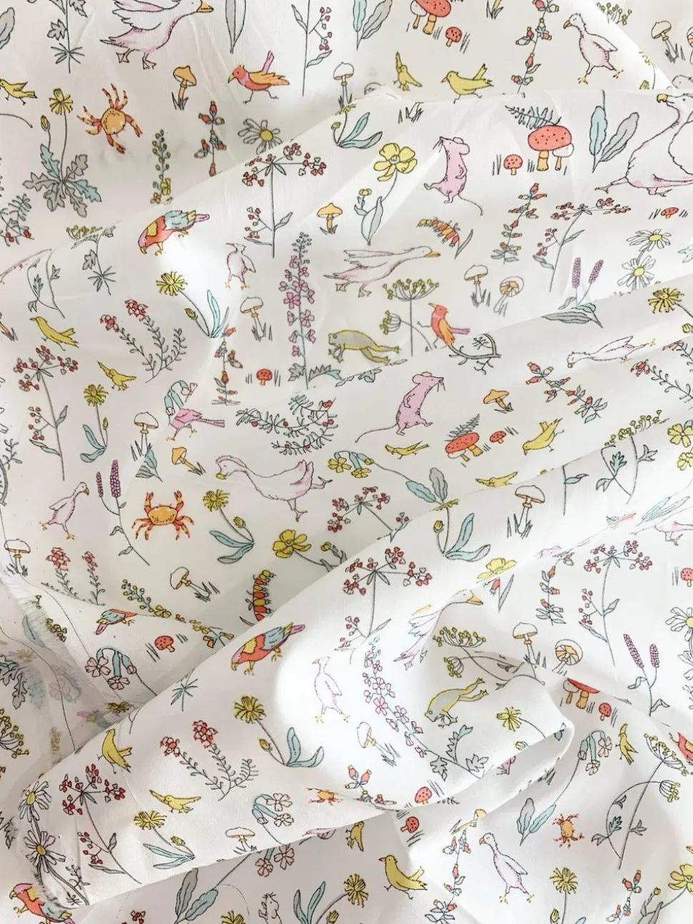 Pillowcase Made With Liberty Fabric in Theo