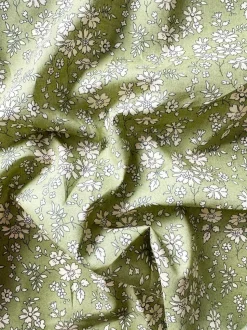 Pillowcase Made With Liberty Fabric in Capel Pistachio