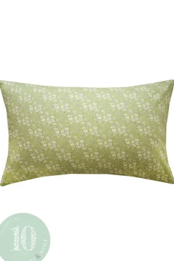Pillowcase Made With Liberty Fabric in Capel Pistachio