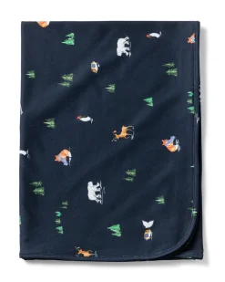 Pima Baby Blanket in Arctic Antics