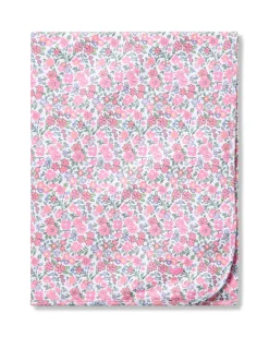 Pima Baby Blanket in Fleurs de Rose