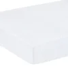 Pima Crib Sheet in Blue Micro Dot