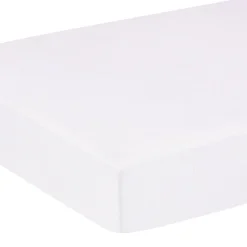 Pima Crib Sheet in Light Pink Signature Stripe