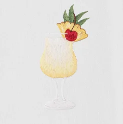 Pina Colada Cocktail Hand Towel