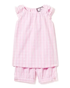 Pink Gingham Amelie Short Set