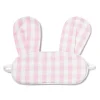 Pink Gingham Bunny Eye Mask