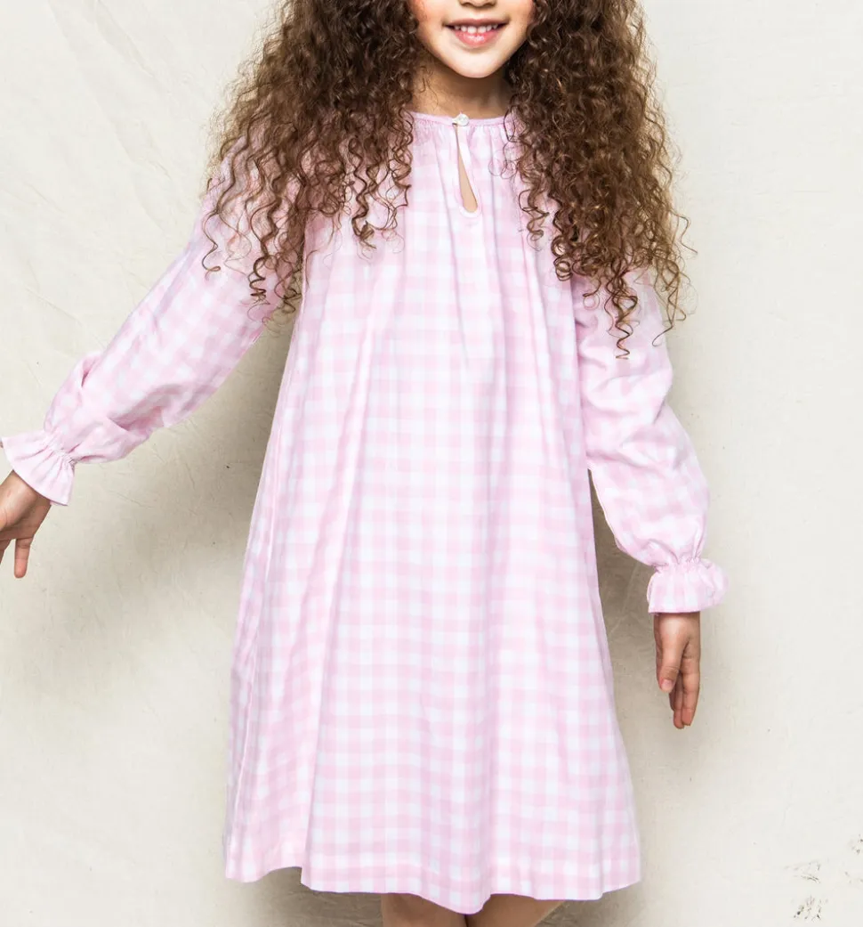Pink Gingham Delphine Nightgown