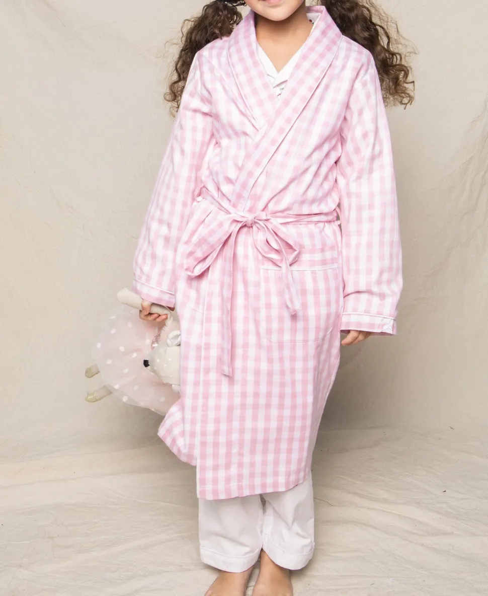 Pink Gingham Robe