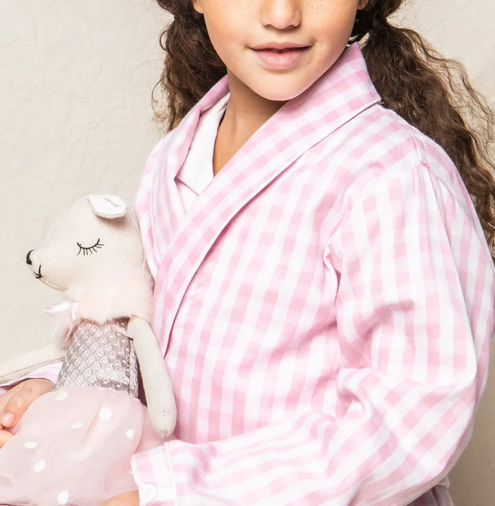 Pink Gingham Robe