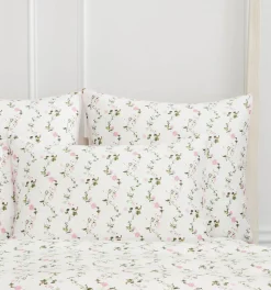 Pink Pond Floral Euro Sham