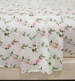 Pink Pond Floral Top Sheet