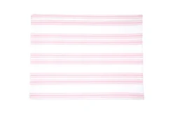 Pink Stripe Cotton Tablecloth