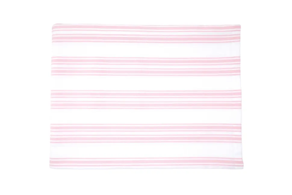 Pink Stripe Cotton Tablecloth