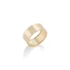 Pinstripe Strength Diamond Cigar Band Ring
